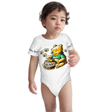 Load image into Gallery viewer, Baby Onesie® Cotton Short Sleeve Pooh Baby Bear Bodysuit Newborn To 2T, White