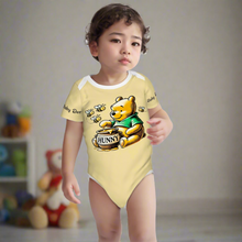 Load image into Gallery viewer, Pooh Baby Onesie® Cotton Short Sleeve Baby Bear Bodysuit Pooh Newborn To 2T, Butter