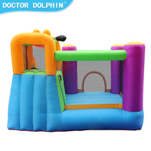 Load image into Gallery viewer, 420D and 840D Oxford Fabric Dog Inflatable Bounce House Jumping Castle with Slide and 450W Air Blower