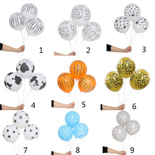 Load image into Gallery viewer, 10PCS 12 Inch Animal Cow Tiger Leopard Zebra Paws Printed Round Latex Balloons