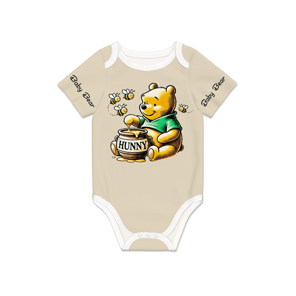 Baby Onesie® Short Sleeve Pooh Baby Bear Bodysuit Newborn To 2T, Desert Calm