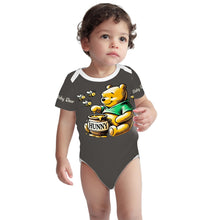 Load image into Gallery viewer, Baby Onesie® Short Sleeve Pooh Baby Bear Bodysuit Newborn To 2T, Pepper