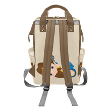 Load image into Gallery viewer, Designer Diaper Bag - Cutest Little Cowboy Boy Personalized Multi-Function Backpack