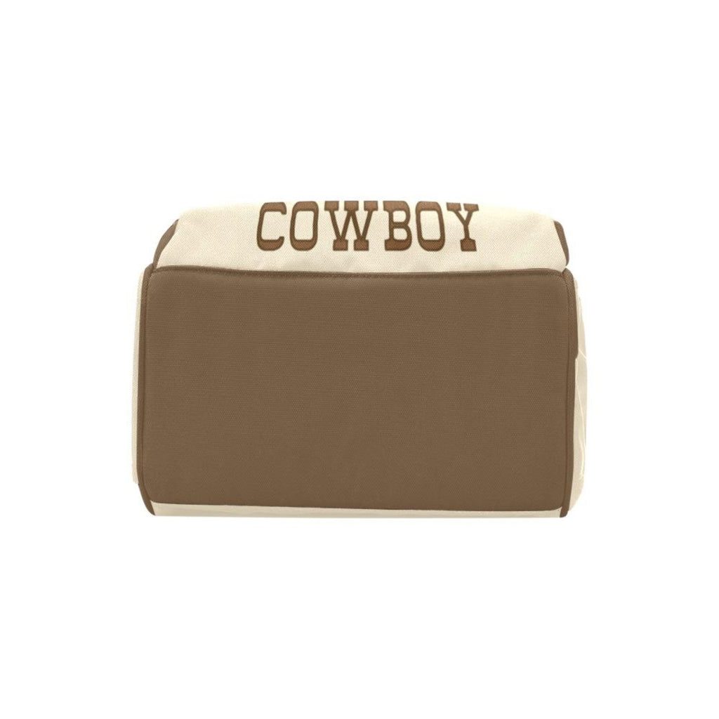 Designer Diaper Bag - Cutest Little Cowboy Boy Personalized Multi-Function Backpack