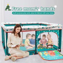 Load image into Gallery viewer, Baby Game Fence Baby Playpen Play Yard Safety Activity Center With Anti-slip Base